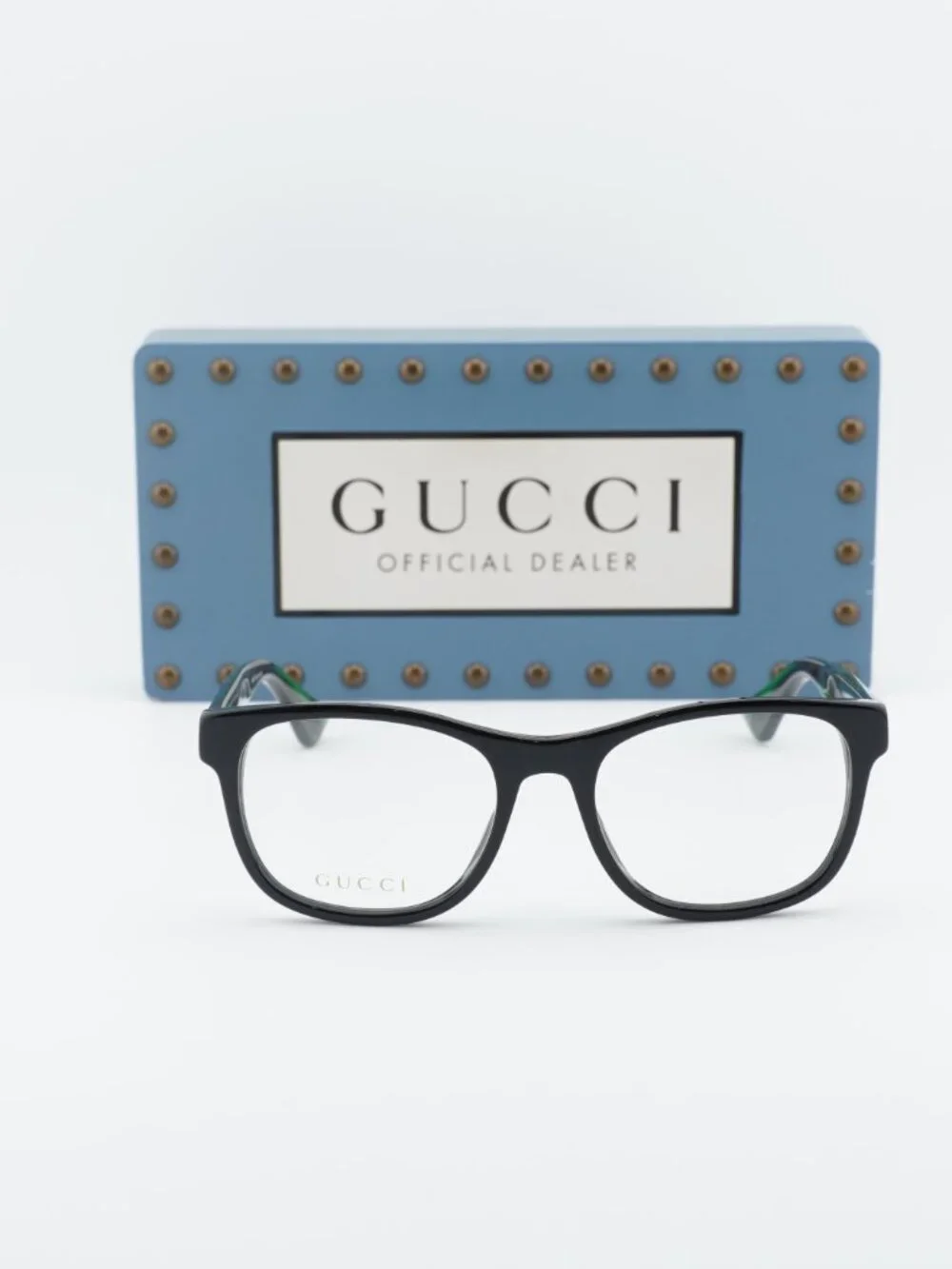 Gucci GG0004O 002 Square Eyeglasses - Black 53mm